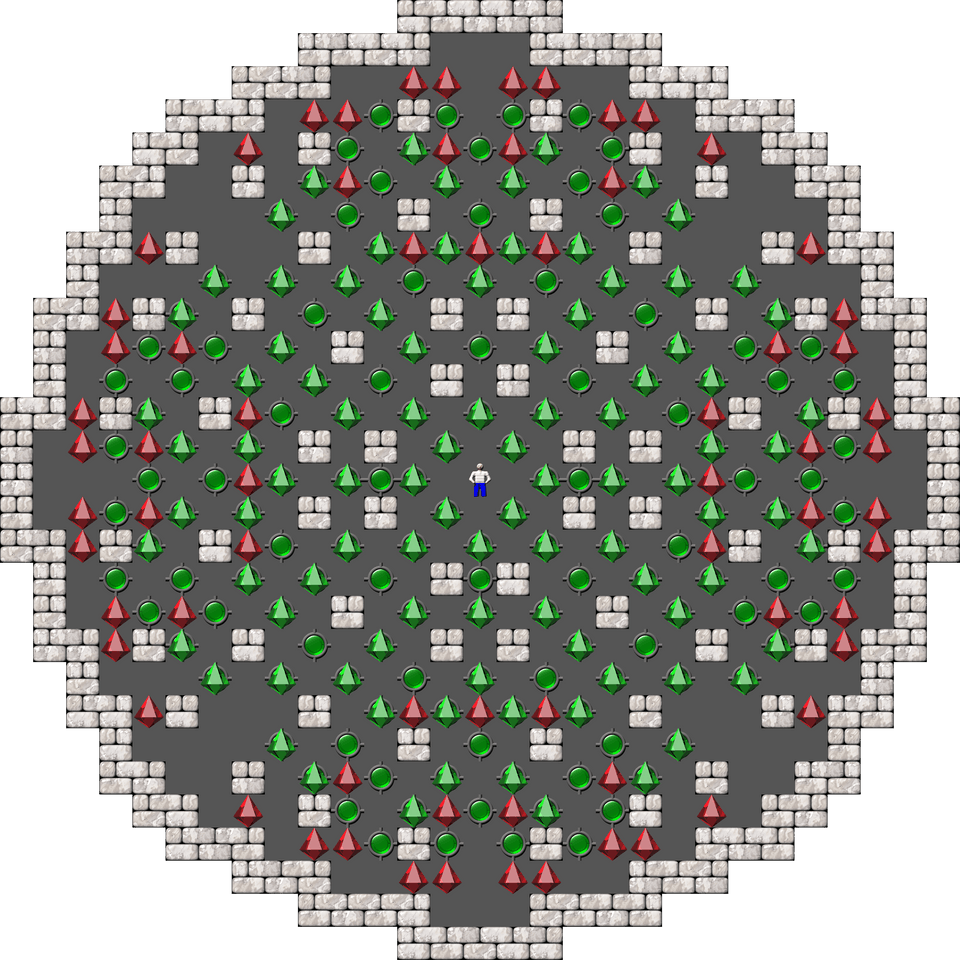 Sokoban David W. Skinner Arranged level 257